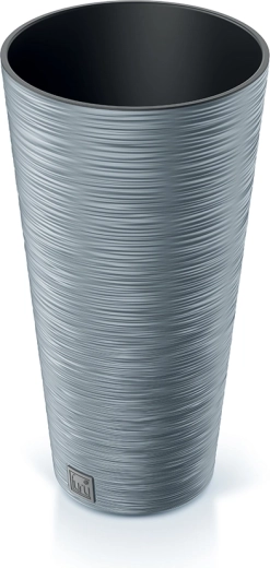 Cvetlični lonec Furu Slim 30 cm – betonska barva