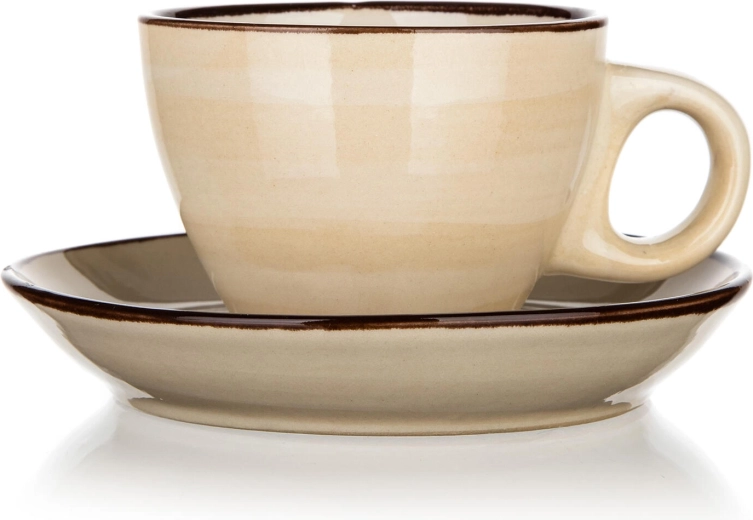 Odporna keramika s sijočo glazuro