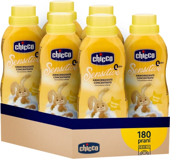 Chicco koncentrirani mehčalec Baby Sensitive nežen dotik 750 ml – 6 kosov