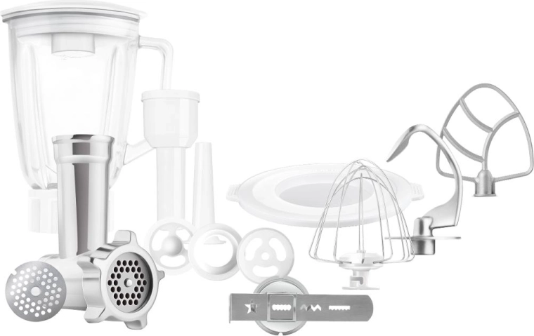 Extensive accessories for many recipes