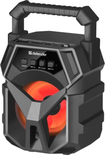 bluetooth zvočnik defender g98 5 w z fm, usb, microsd, aux in led osvetlitvijo