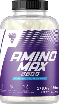 Trec Amino Max 6800 – aminokisline v kapsulah (160 kapsul)
