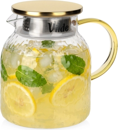Vilde steklen vrč s pokrovom 1,1 l