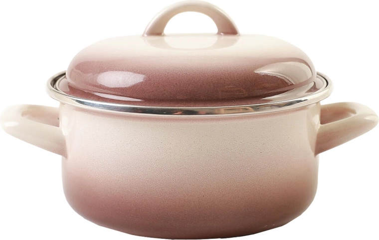 Kozica s pokrovko 14 cm, 1 l, Cappuccino
