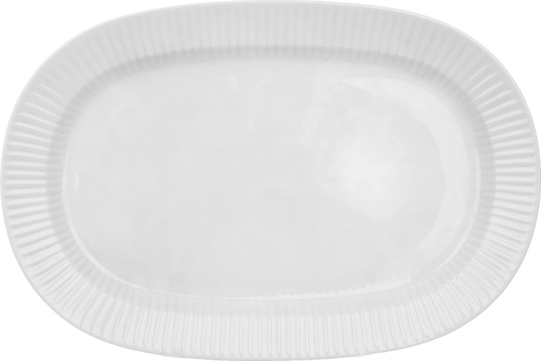 Porcijski ovalni pladenj Vlnka 37,5 × 25 cm