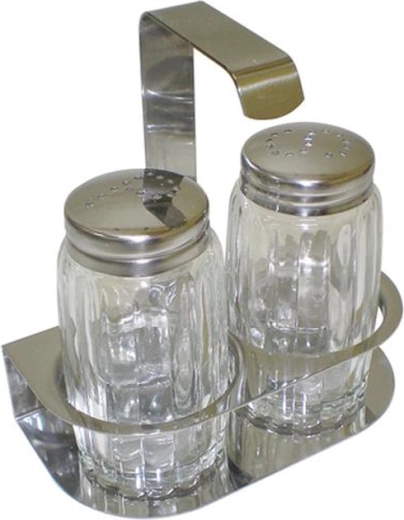 Začimbni komplet Toro – sol in poper, nerjaveče jeklo in steklo