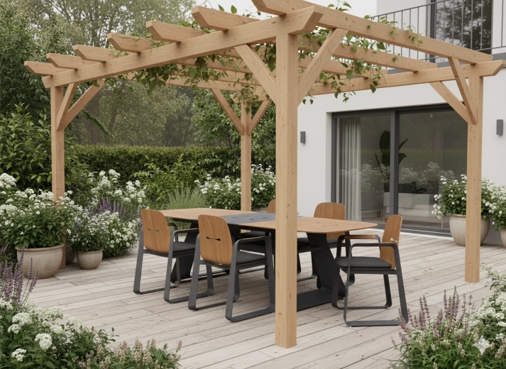 Tikovi nasloni za roke in odporna površinska obdelava