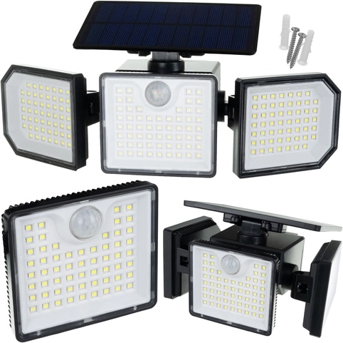 Solarna stenska svetilka IZOXIS 167 LED 500 lm z daljinskim upravljalnikom in senzorjem gibanja