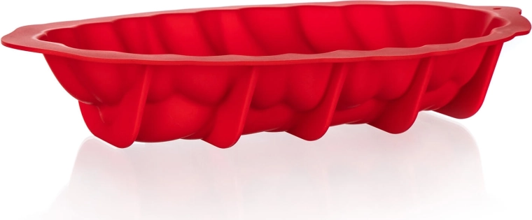 Silikonski model za božični kolač 41 × 20,5 × 7 cm rdeč Culinaria