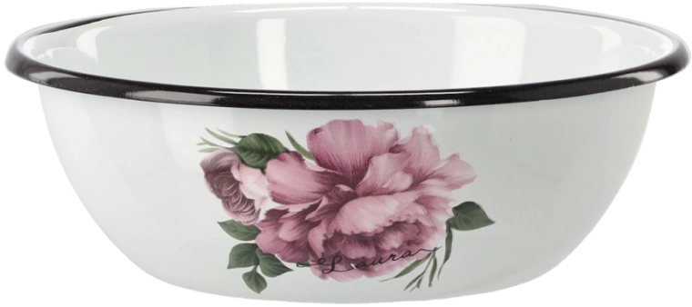 Emajlirana skleda 1,5 l, premer 20 cm – bela