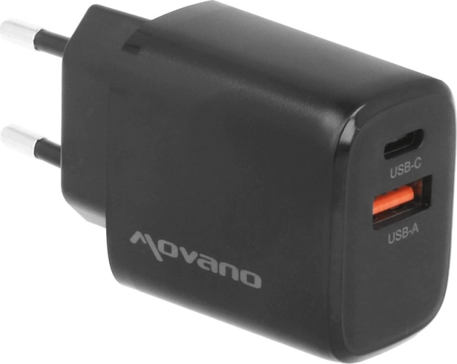 Dva priključka: USB‑C PD + USB‑A