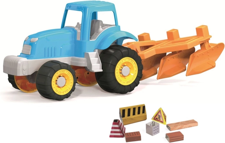 Androni traktor z delujočim plugom 43 cm