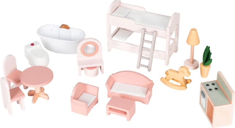15 pieces of furniture for instant play