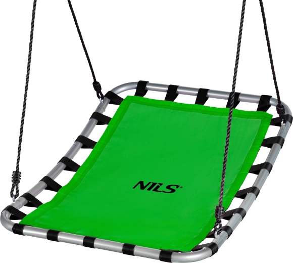 Pravokotna gugalnica tipa štorkljino gnezdo NILS Camp zelena