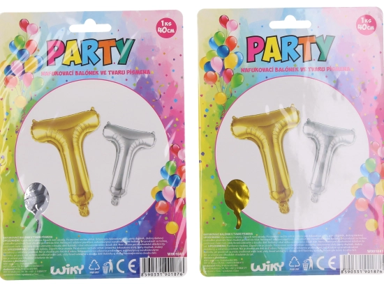 Napenljivi balonček črka T 40 cm