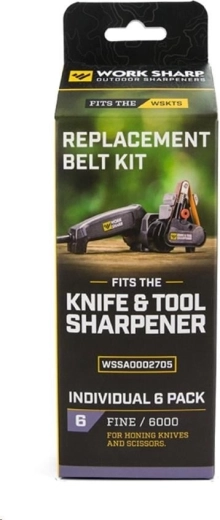 Work Sharp nadomestni brusni trakovi P6000 fini (set 6 kosov)