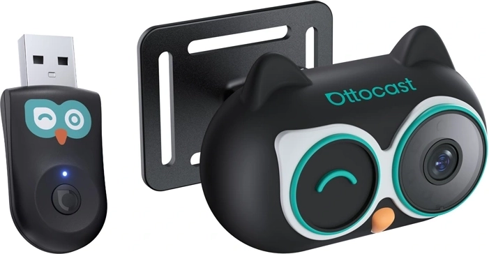 Ottocast Cabin Care brezžični adapter CarPlay s kamero za zadnje sedeže