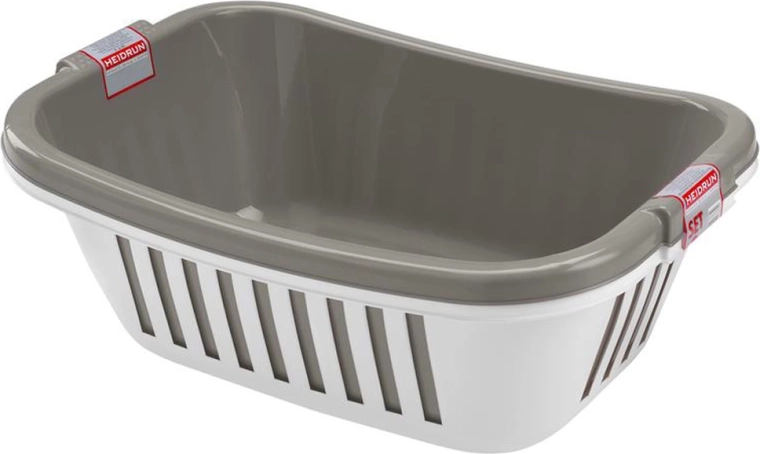 Plastični koši za čisto perilo HEIDRUN, komplet 2 kos