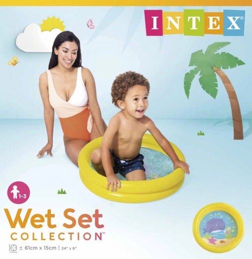 Napenljiv otroški bazen 61 × 15 cm Intex My First Pool