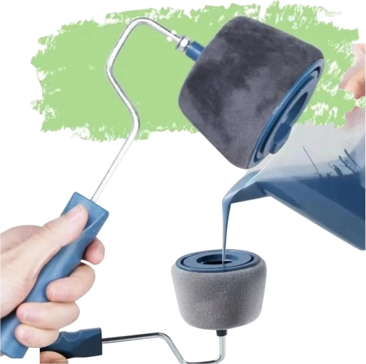 No-Drip Paint Roller for Walls and Corners with Reservoir