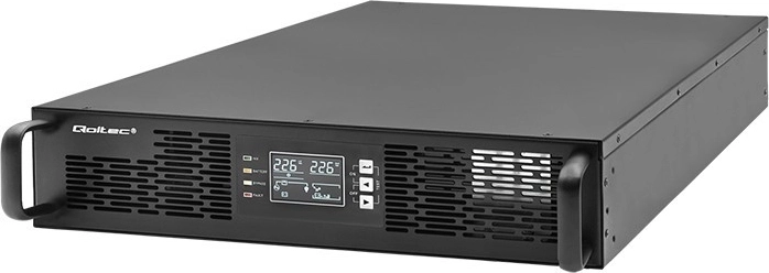 Rack UPS 2 kVA 2000 W s faktorjem moči 1.0, LCD, on-line – Qoltec