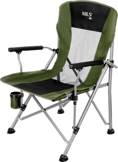 Zložljiv kamp stol NILS Camp zelen