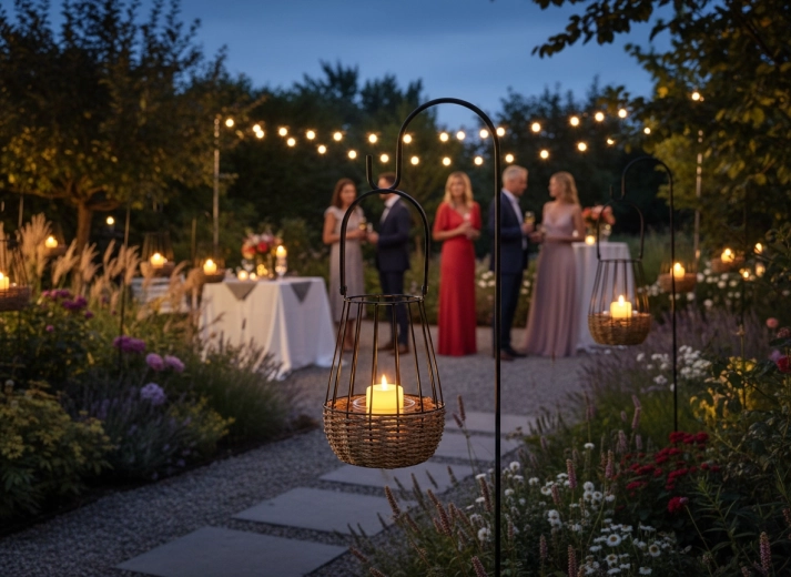 Prenosna in viseča dekoracija za zunanje prostore