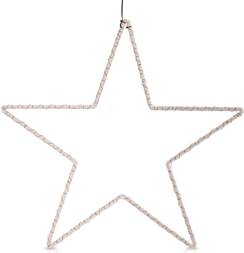 Svetleča zvezda za fasado s 120 LED-diodami, 60 × 58 cm