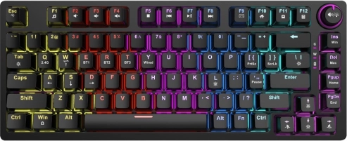 Brezžična mehanska tipkovnica Savio PHENIX s stikali Gateron Red Pro