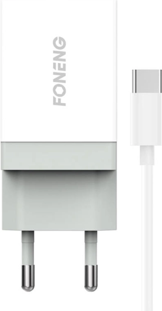 Hitri polnilec FONENG z 1× USB 10,5 W + kabel USB‑C 1 m