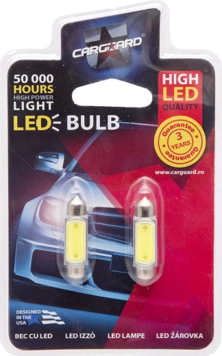 LED cevasta žarnica 36 mm 12 V 3 W 6000 K