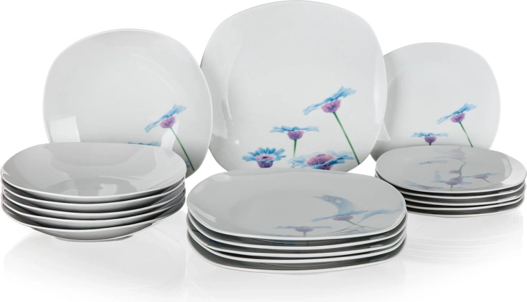 Nežen cvetlični dekor Blue Daisy