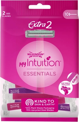 Disposable women's razor WILKINSON Extra 2 Intuition Essentials, 10 pcs