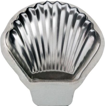 Mini modelčki za piškote školjka, 20 kosov