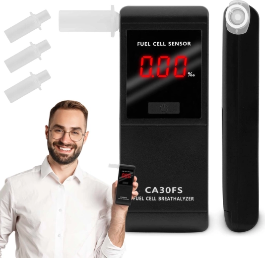 Alkotest CA30FS z elektrokemičnim senzorjem in ustniki