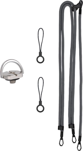 Sunnylife večnamenski trak za vrat za DJI Osmo Pocket 3 (siv)