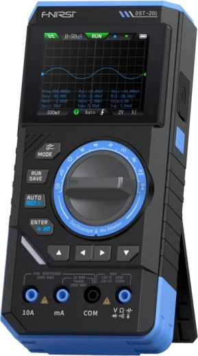 FNIRSI DST-201 ročni digitalni multimeter 3 v 1 z osciloskopom in generatorjem signala