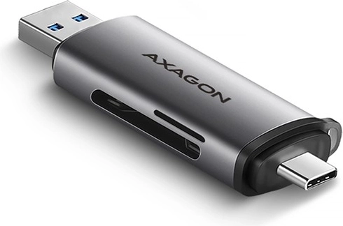 Zunanje bralnik kartic USB3.2 Gen 1 Type-C + Type-A SD/microSD