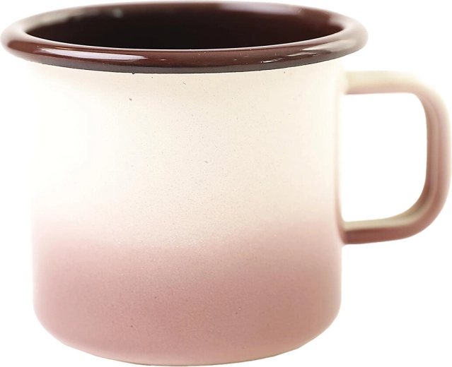 Emajliran lonček Cappuccino 0,37 l, premer 8 cm