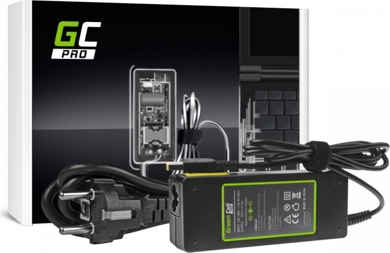 Napajalni adapter Green Cell PRO 20 V 4,5 A 90 W za Lenovo s priključkom Slim Tip
