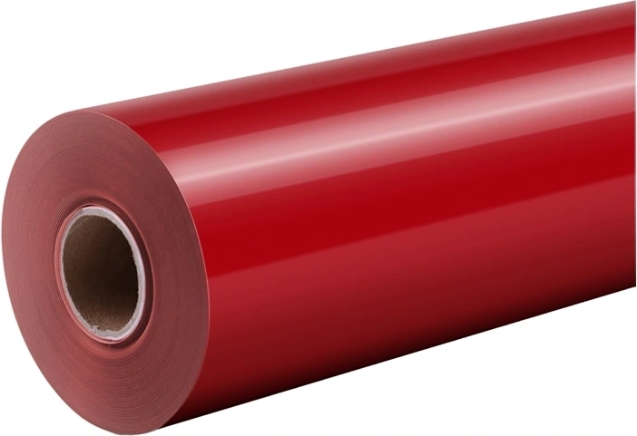 HTVRONT Pure termo prenosna folija 30,5 cm × 1,8 m rdeča