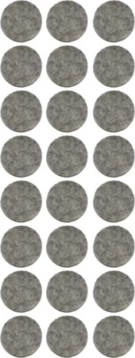 Samolepilne zaščitne podloge za pohištvo TORO, mešanica oblik, 24 kosov