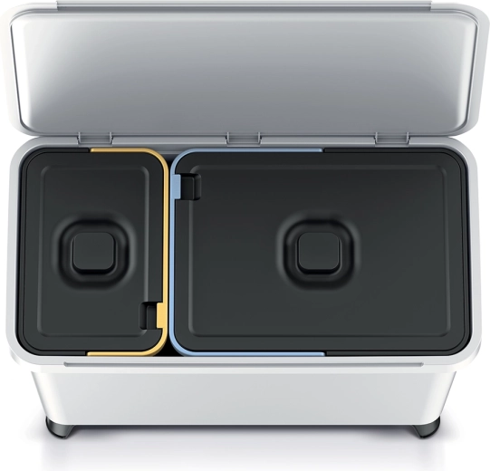 Dve ločeni posodi za hitro ločevanje