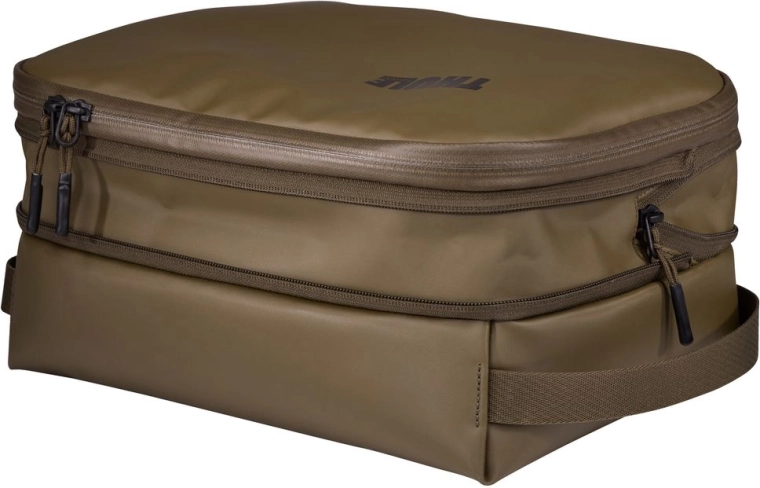 Compression zipper for saving space