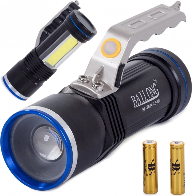 Vojaška LED svetilka s Cree XM-L3-U3 Zoom od Bailong