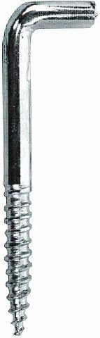 Screw hook with cross head 5.8 × 65 mm, galvanized, 100 pcs