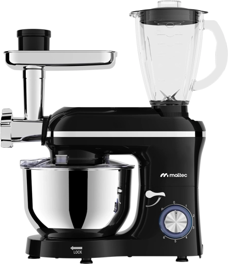 Kuhinjski robot MalTec MaltecChef 5000 W z mešalnikom in mlinom za meso