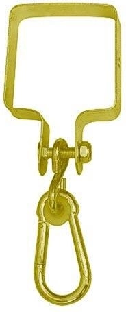 Kavelj za gugalnico s kvadratno objemko 90 × 90 mm, nosilnost 70 kg