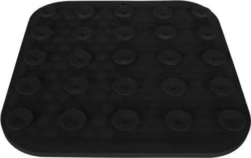 Anti-slip suction cups for stable attachment