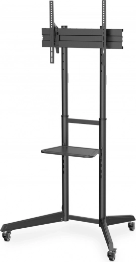 mobilno TV stojalo s polico za 37–70", nosilnost 50 kg, VESA do 600 × 400